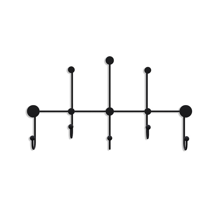 Wallity Iyon Gancho Metálico de Pared Negro Wallity Iyon Gancho Metálico de Pared Negro